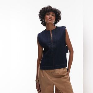 ARKET Dark Blue Denim Vest